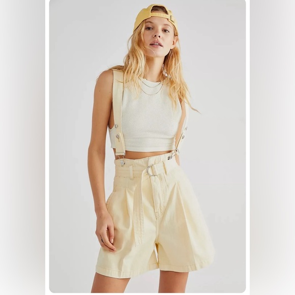 Free People high waisted shorts - Picture 1 of 5